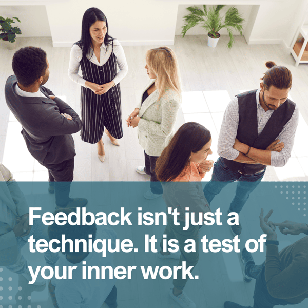 Feedback is not just a technique